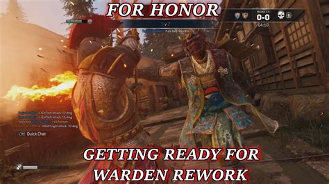 FOR HONOR Getting Ready For Wardens Rework Tomorrow YouTube