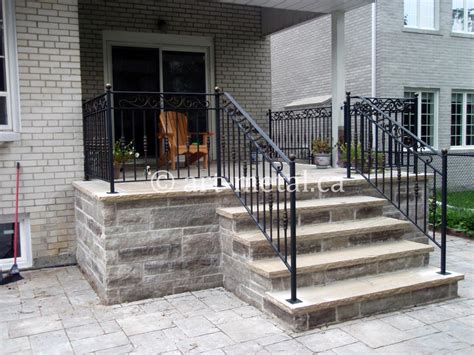 Best Outdoor Stair Railings From Wood Glass Wrought Iron