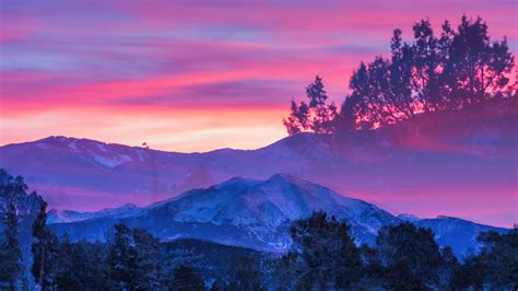 1600x900 Glenwood Springs Colorado Beautiful Sunset 4k Wallpaper