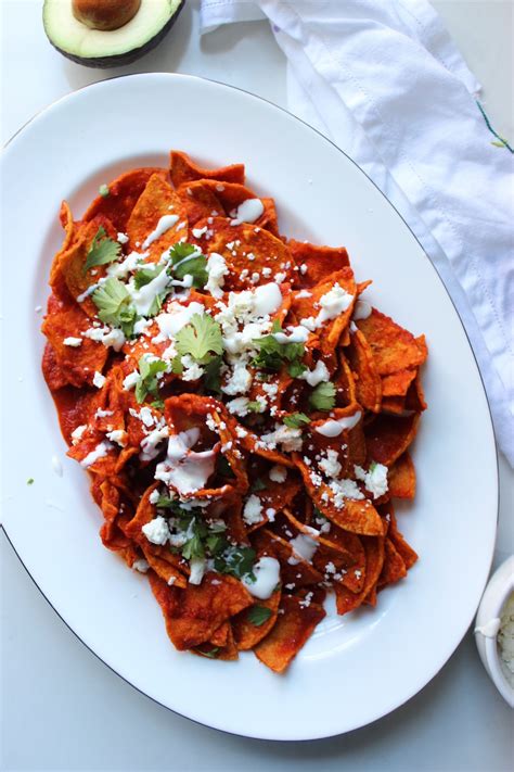 Authentic Mexican Recipe Chilaquiles Rojos Bryont Blog