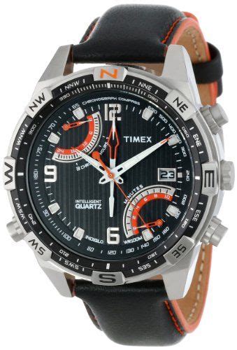 Timex Men S T49867 Intelligent Quartz Fly Back Chrono Compass Black