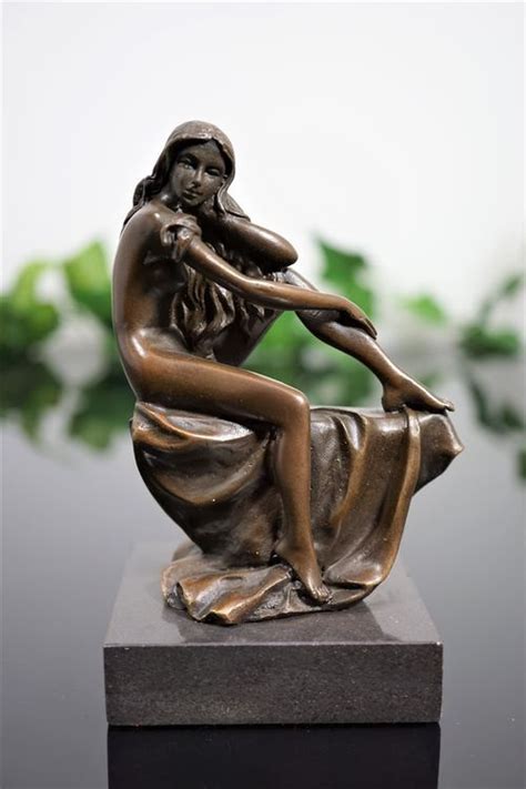 Bronze Skulptur Figur Akt Erotik Sign Acheter Sur Ricardo