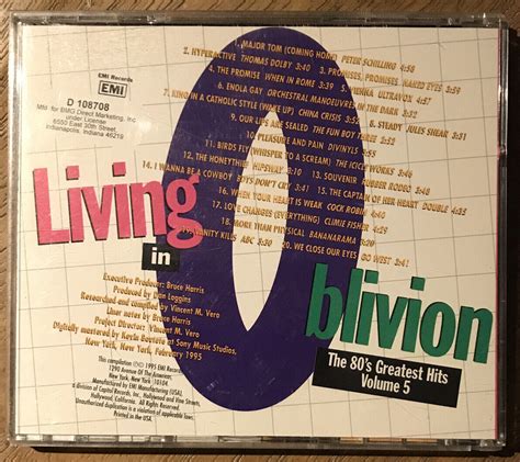 Living In Oblivion The 80 S Greatest Hits Vol 1 5 KOMPLETTES SET EBay