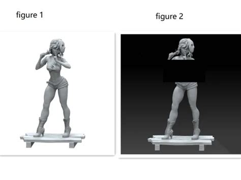 Anime Jason Girl Unpainted Gk Model 3d Print Figures Unassembled Resin