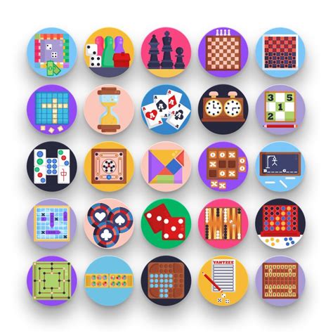 Board Games Icons Shop 2