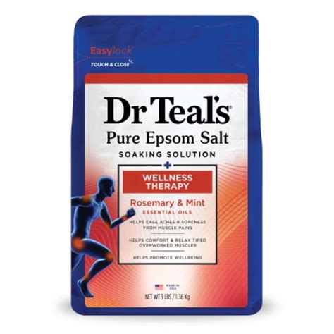 Dr Teals® Wellness Therapy Pure Epsom Salt Soaking Solution 3 Lb Kroger