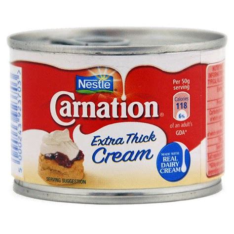 Nestle Carnation Topping Extra Thick Cream 170g Pack Of 3