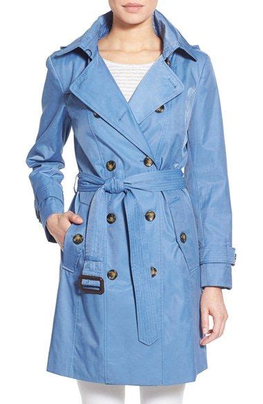 London Fog Hooded Double Breasted Trench Coat Nordstrom Double
