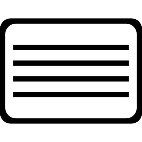 Horizontal Rechteck Mit Text Linien Download Kostenlose Symbole