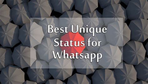 Best Unique Status For Whatsapp And Facebook Messages