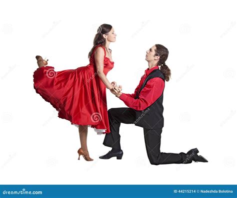 Couple Dancing Swing Stock Photo Image 44215214