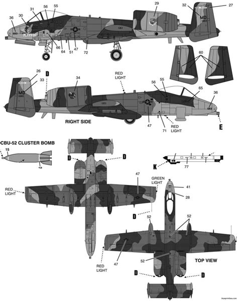 A 10 Warthog 2 Plans Aerofred Download Free Model Airplane Plans