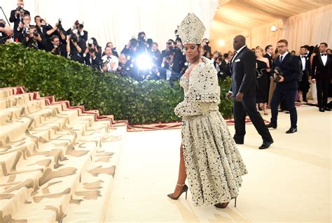 Rihanna Honored With Marble Statue At 2022 Met Gala