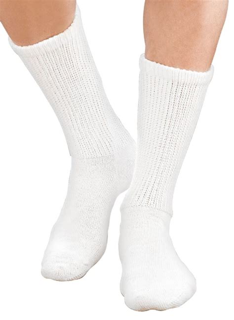 Yacht And Smith Womens Cotton Diabetic Non Binding Crew Socks Size 9