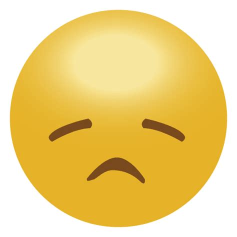 Emoticon De Emoji Triste Amarillo Descargar Pngsvg Transparente