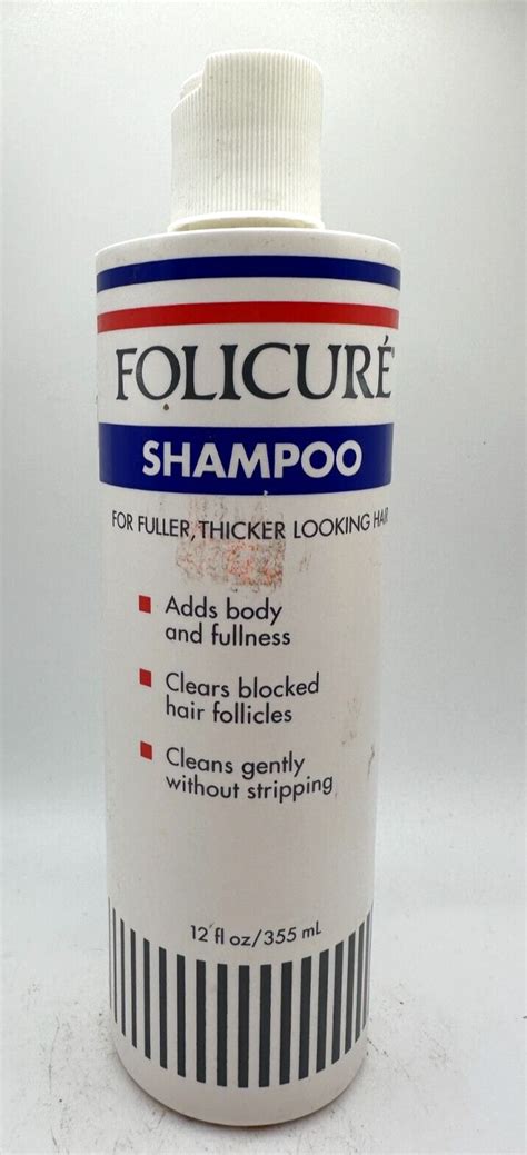 Vintage Folicure Shampoo Original Formula For Fuller Thicker Looking