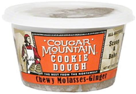 Cougar Mountain Chewy Molasses Ginger Cookie Dough 18 Oz Nutrition
