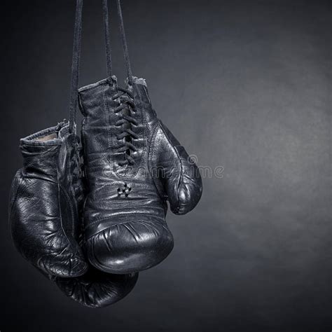 Black Boxing Gloves Stock Photo Image Of Background 38625760