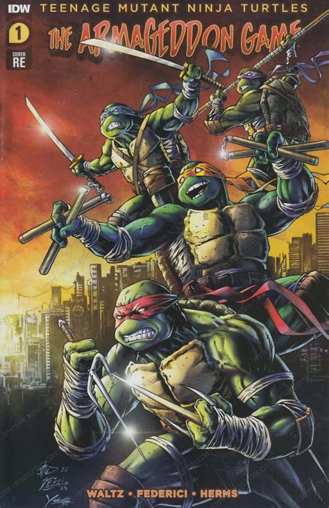IDW TMNT The Armageddon Game 01 1st Cover RE The Comics Vault