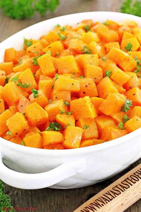 Easy Roasted Butternut Squash Recipe Valyas Taste Of Home