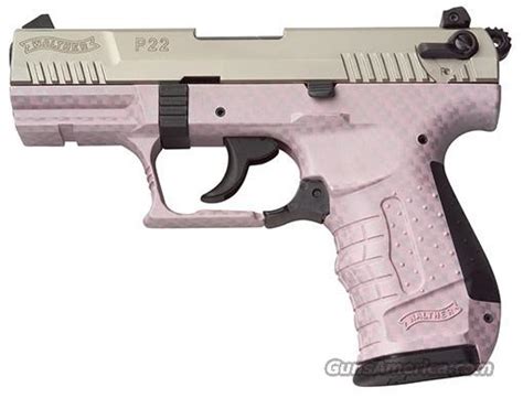 Walther P22 Pink Carbon Fiber Threa For Sale At
