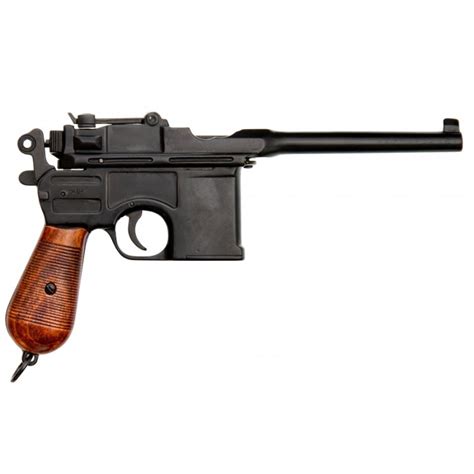 Mauser C96 Pistol Factsheet Total Length 32 Cms Material Stainle