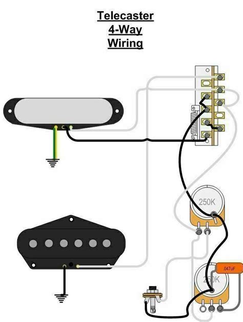4 Way Switch Schematic Telecaster Guitar Forum