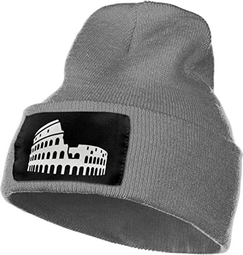 Colosseum Rome Unisex Knitted Hat Beanie Ribbed Cuffed