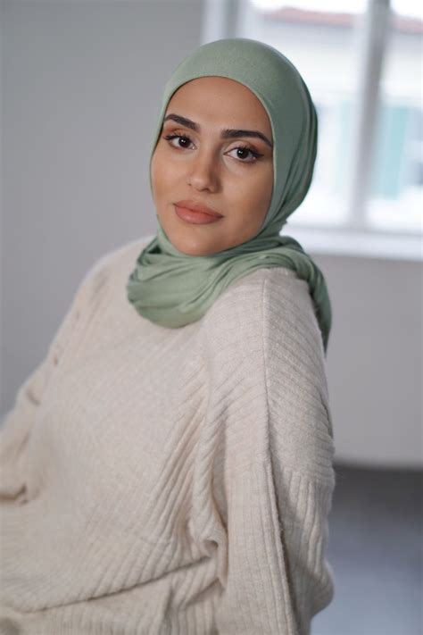 Jersey Hijab Premium Artichoke In 2022 Lycra Kollektion Kleider