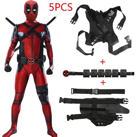 Deadpool Costume Cosplay Children Superhero Costume Halloween Costume