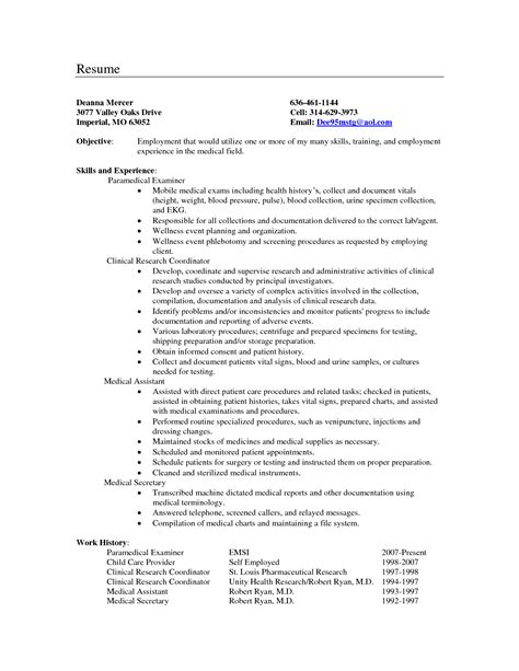 We've been divided, we've decided it's a problem we can live with, the motion to defeat it is repeated, and what i want to know is: medical secretary resume template | Best Template Collection | Resume objective examples, Resume ...