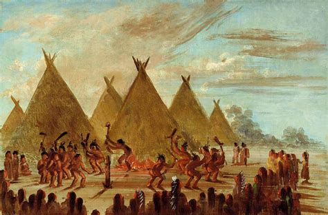 Lakota Sioux War Dance By George Catlin Native American Rituals