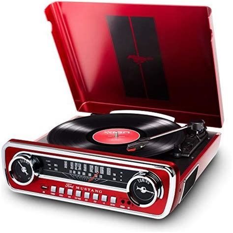 Ion Audio Mustang Lp 4 In 1 Vinyl Record Player Turntable With
