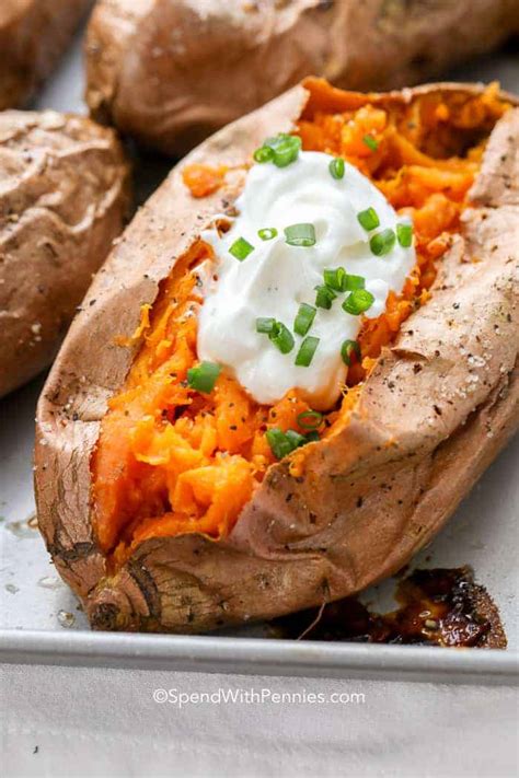 Baked Sweet Potato Spend With Pennies