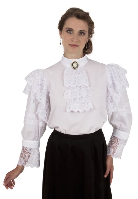 Victorian White Batiste Edwardian Blouse Recollections