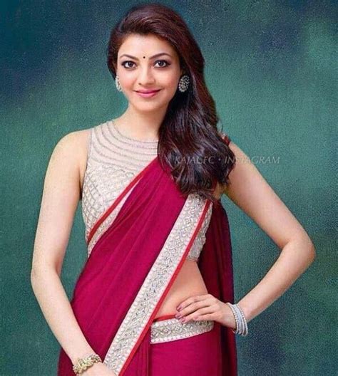 most beautiful indian actress lovely beauty women kajal agarwal saree sarees for girls