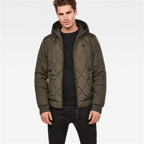 Whistler Meefic Hooded Quilted Bomber Grey G Star Raw®