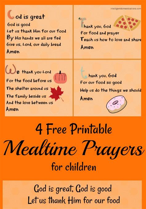 May all the sweet magic of christmas conspire to gladden your heart dear sister, you are present in all my silent prayers and all my unmentioned wishes. Short Mealtime Prayers for Children Printable - Intelligent Domestications