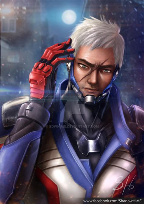 Soldier 76 Unmasked By Sdwhime On Deviantart