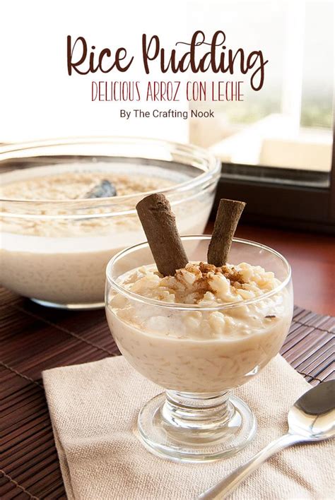 Arroz Con Leche Rice Pudding The Crafting Nook
