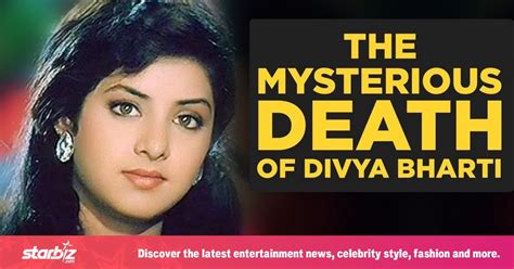 Former Actress Divya Bhartis Death Being Shot Or Just An Accident