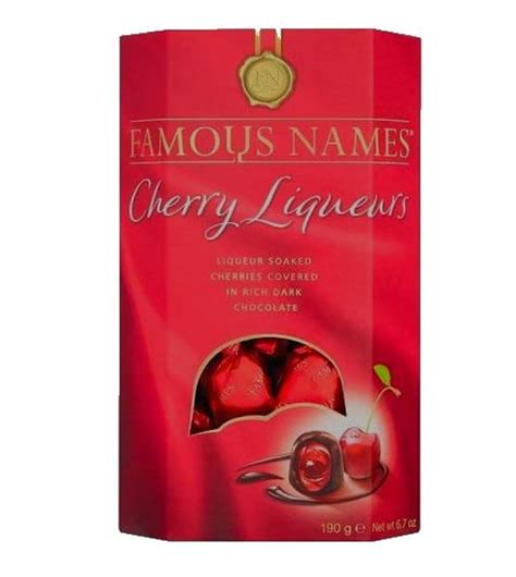 Famous Names Cherry Liqueur Chocolates 190g With 50 Discount £2 At
