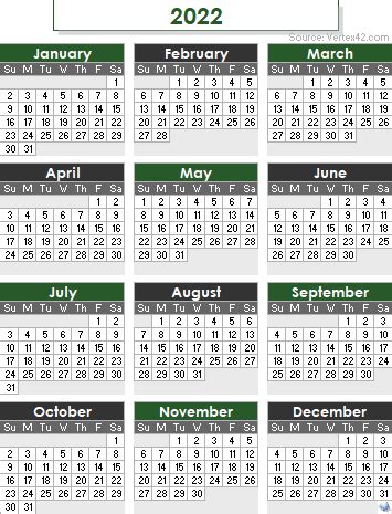 Choose your 2022 monthly planner and print the monday start or sunday start calendar. 2022 Calendar Templates and Images