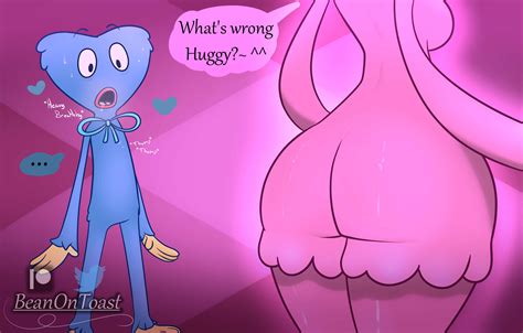 Rule 34 Anthro Beanontoast Blue Fur Huggy Wuggy Kissy Missy Male Pink Fur Poppy Playtime