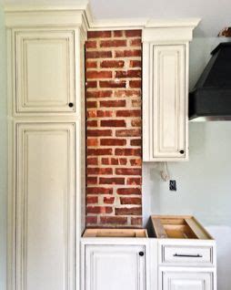 Did you know you could purchase brand new kitchen or bathroom cabinets with thertastore.com without ever leaving your home? Rustic Kitchen exposed brick (With images) | Kitchen remodel, Ikea kitchen remodel, Rustic kitchen