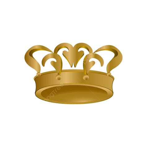 Golden Crown Antique Design Vector Gold Crown Gold Crown Clipart