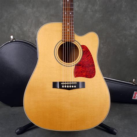 Ibanez Artwood Aw100ce Electro Acoustic Guitar Natural Whard Case