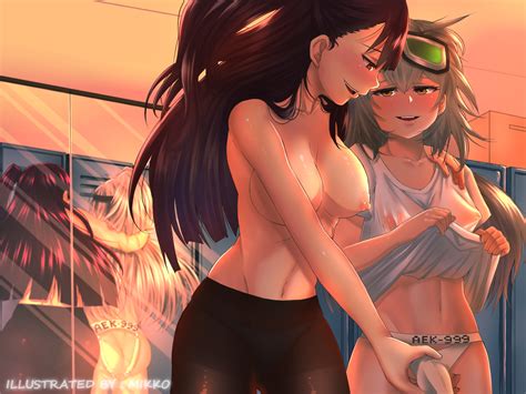 rule 34 aek 999 girls frontline bulge futa with female futanari girls frontline handjob