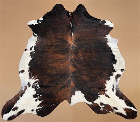 Xxl 72 Ft X 72 Ft Brown And White Cowhide Rug 100 Natural C202144