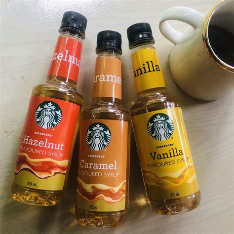 Starbucks Original Hazelnut Caramel Vanilla Syrup 375ml Shopee